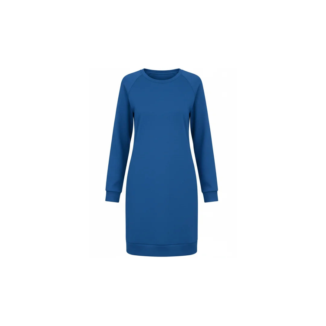 Dress Round Neck Long Sleeve