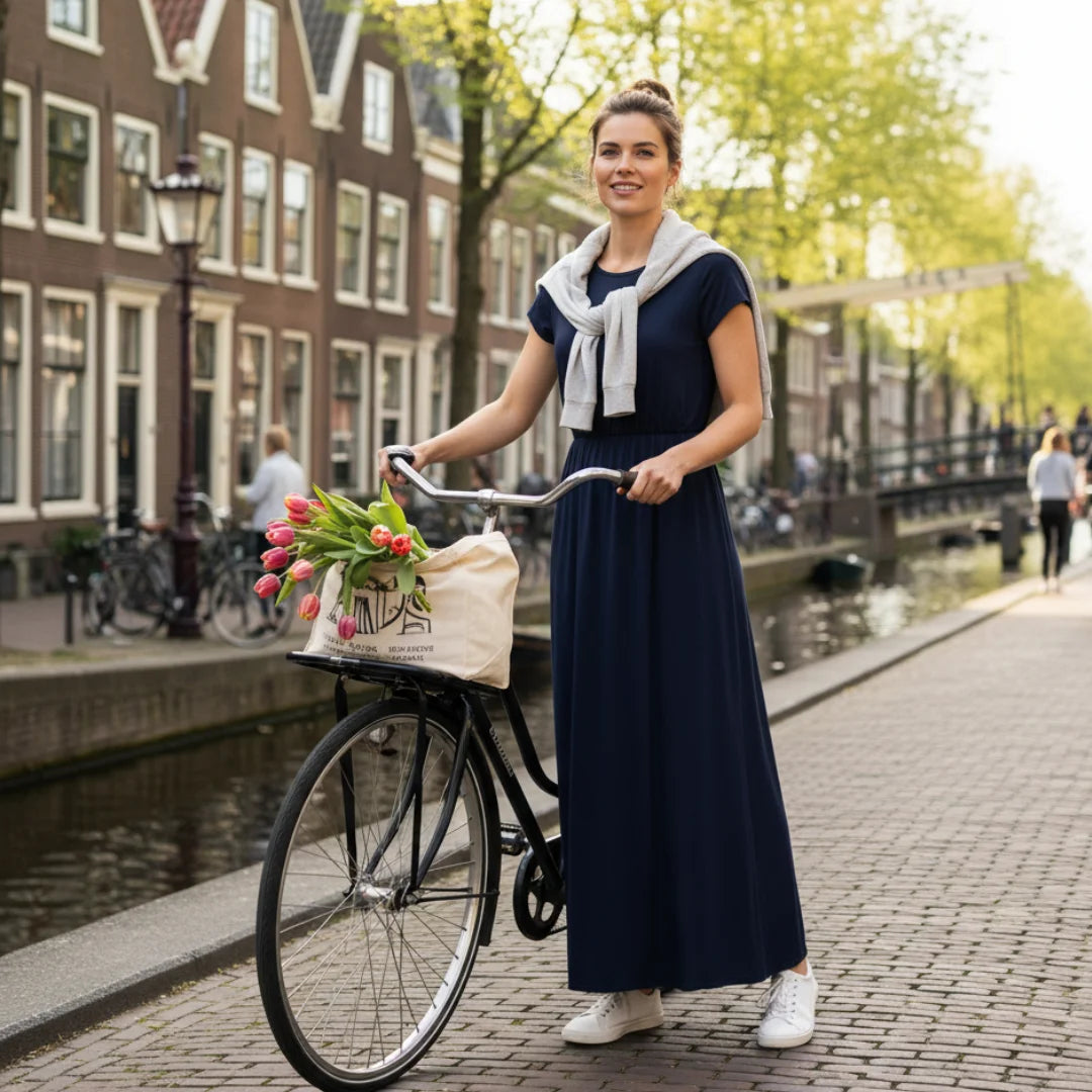 Dress Summer Style Short-sleeved