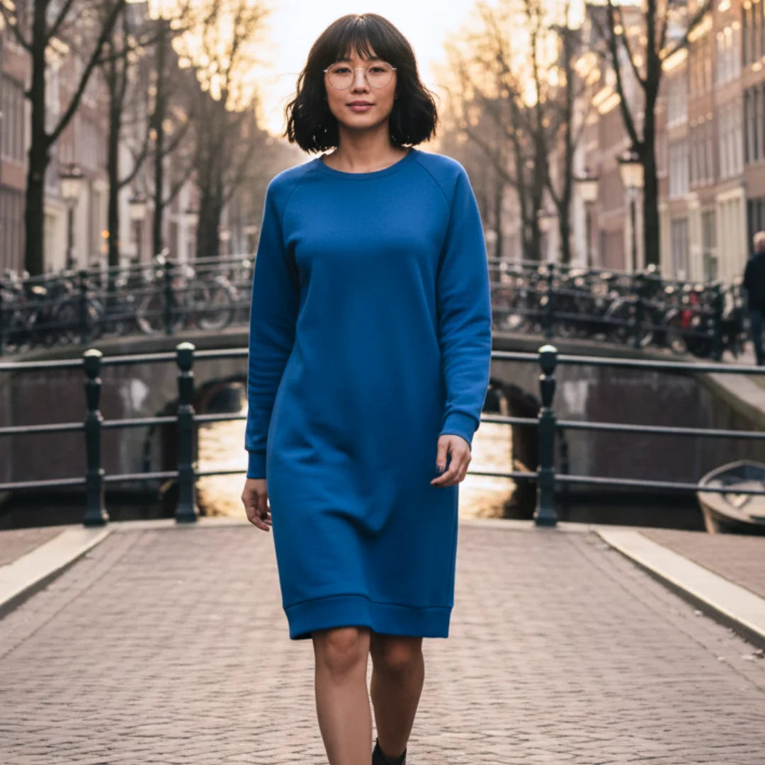 Dress Round Neck Long Sleeve