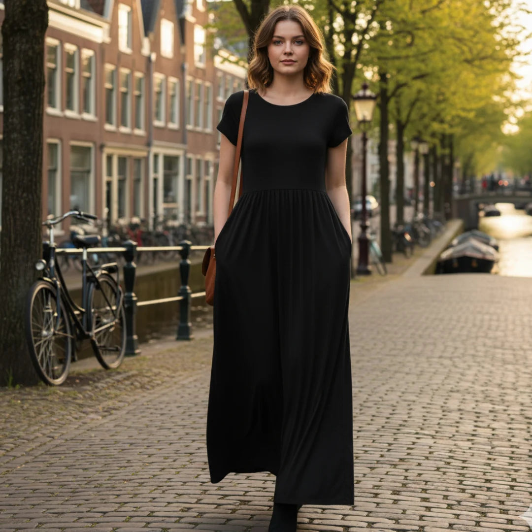 Dress Summer Style Short-sleeved