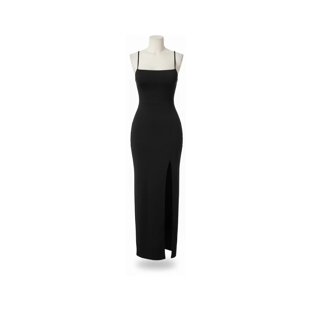 Dress Backless High Split Maxi Party