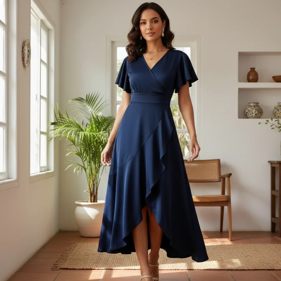 Dress Wedding Guest Satin European