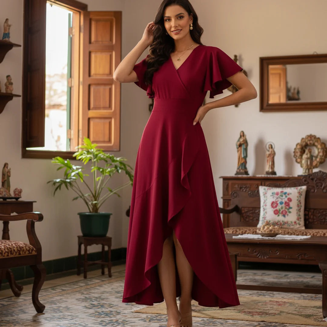 Dress Wedding Guest Satin European