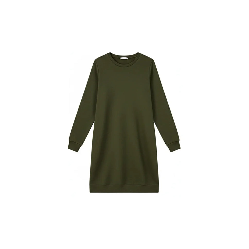 Dress Round Neck Long Sleeve