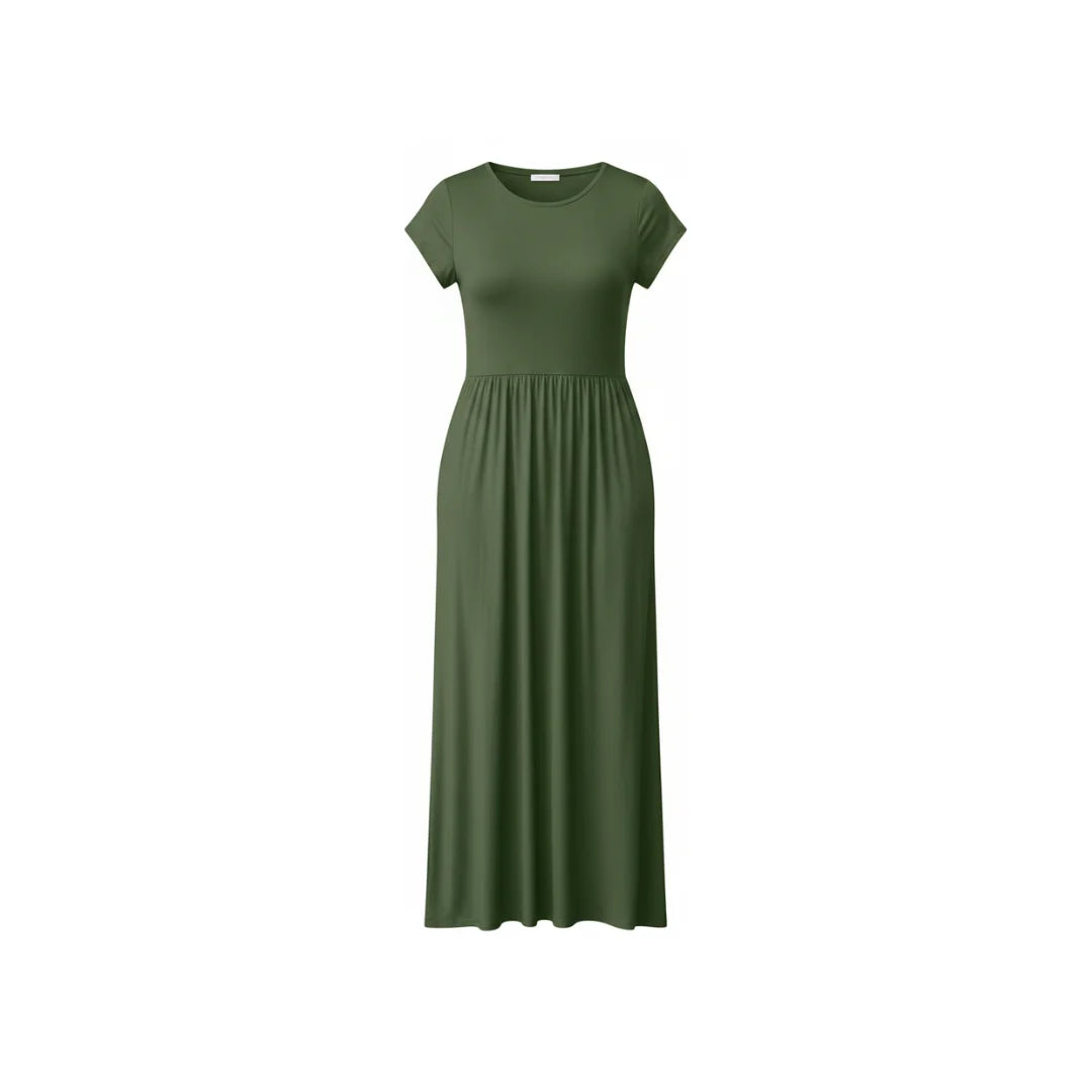 Dress Summer Style Short-sleeved