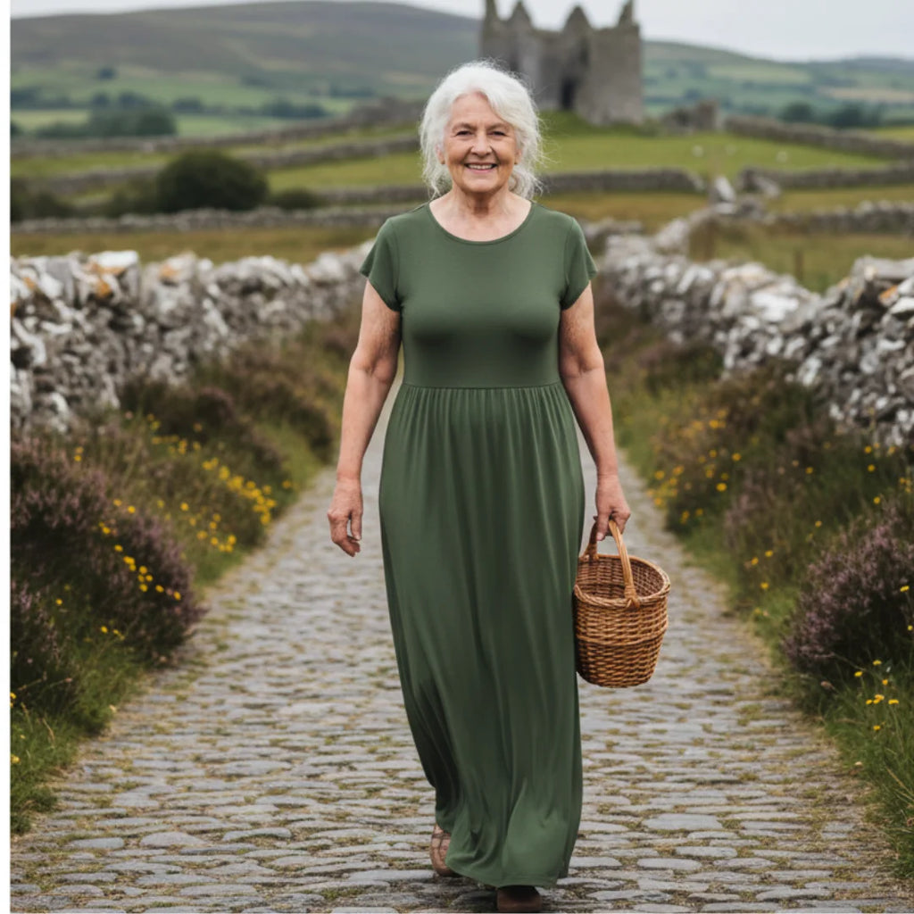 Dress Summer Style Short-sleeved