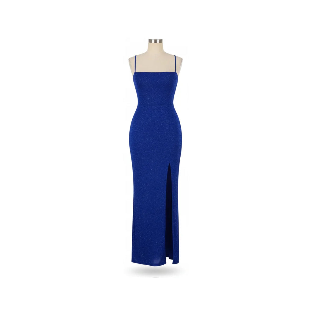 Dress Backless High Split Maxi Party